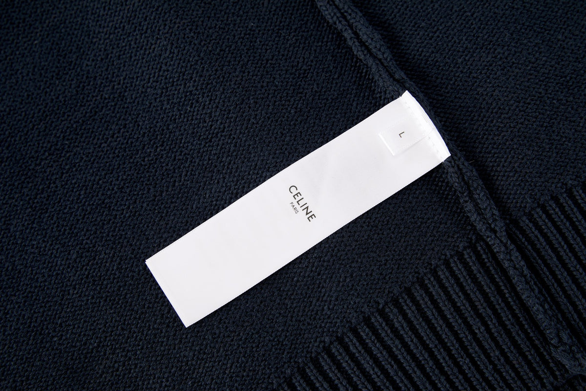 CEL 립드 코튼 후드티