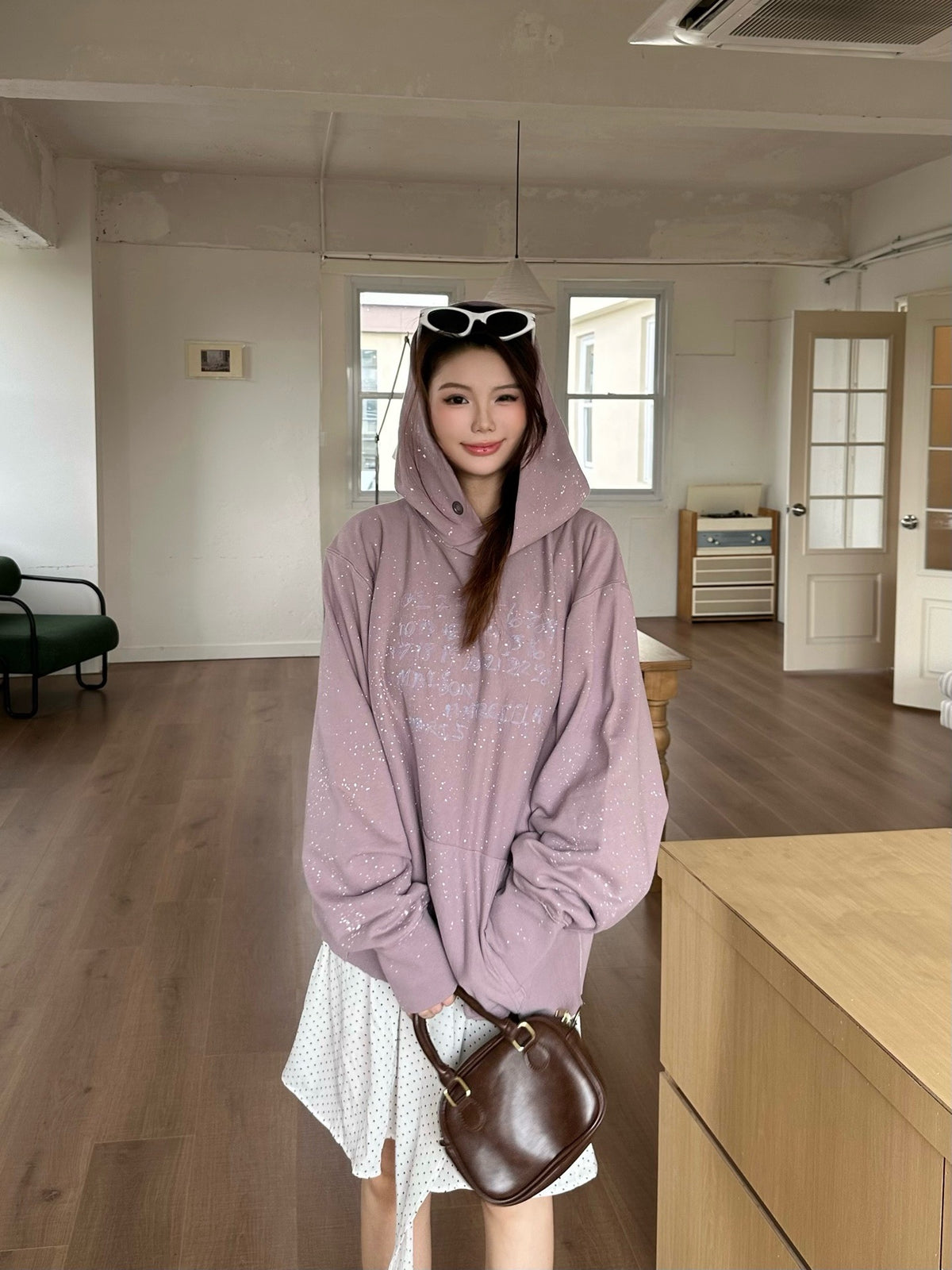 메종마르지엘라 페인트 스패터 후드