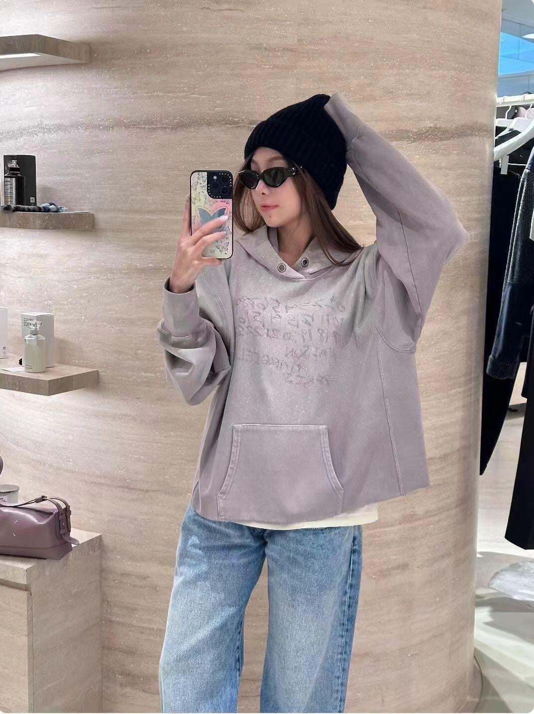 메종마르지엘라 페인트 스패터 후드