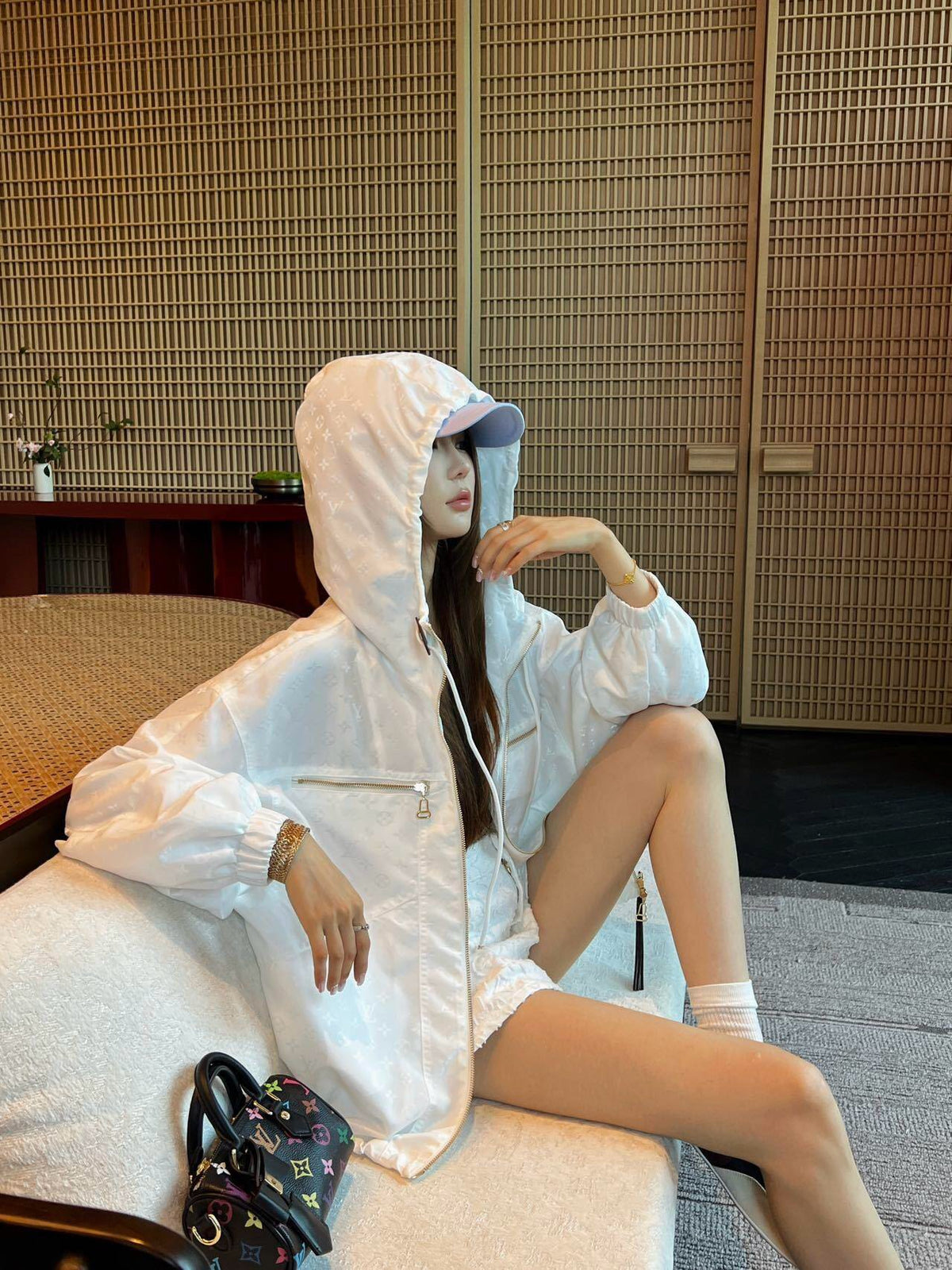 루이비통 모노그램 액센트 후디드 파카