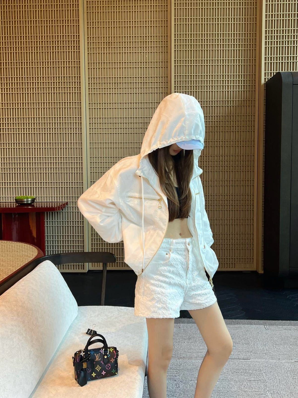 루이비통 모노그램 액센트 후디드 파카