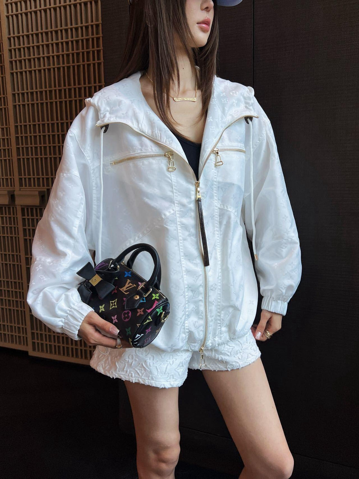 루이비통 모노그램 액센트 후디드 파카