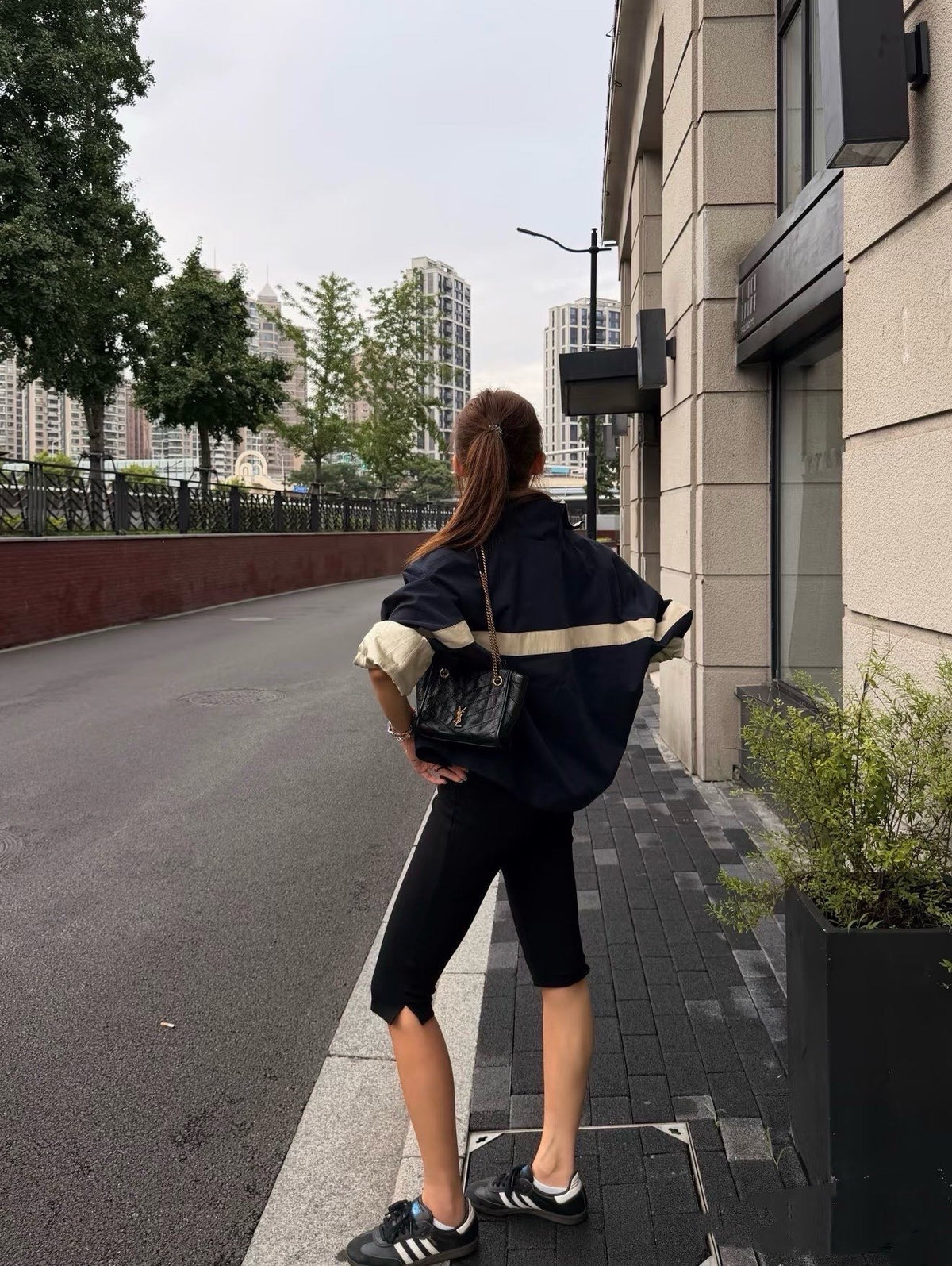 생로랑 코튼 캔버스 자켓