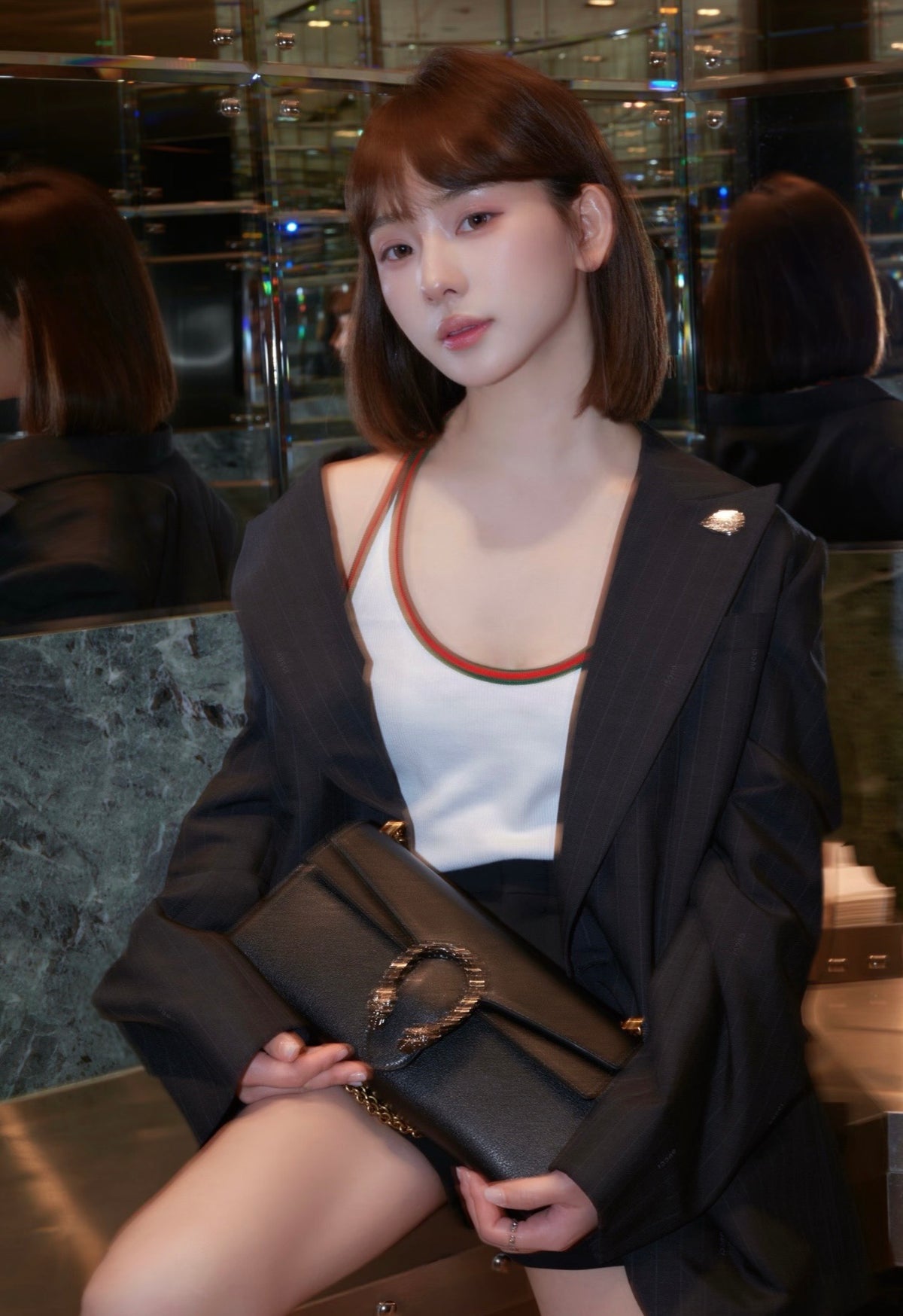 구찌 디오니소스 미디움 숄더백