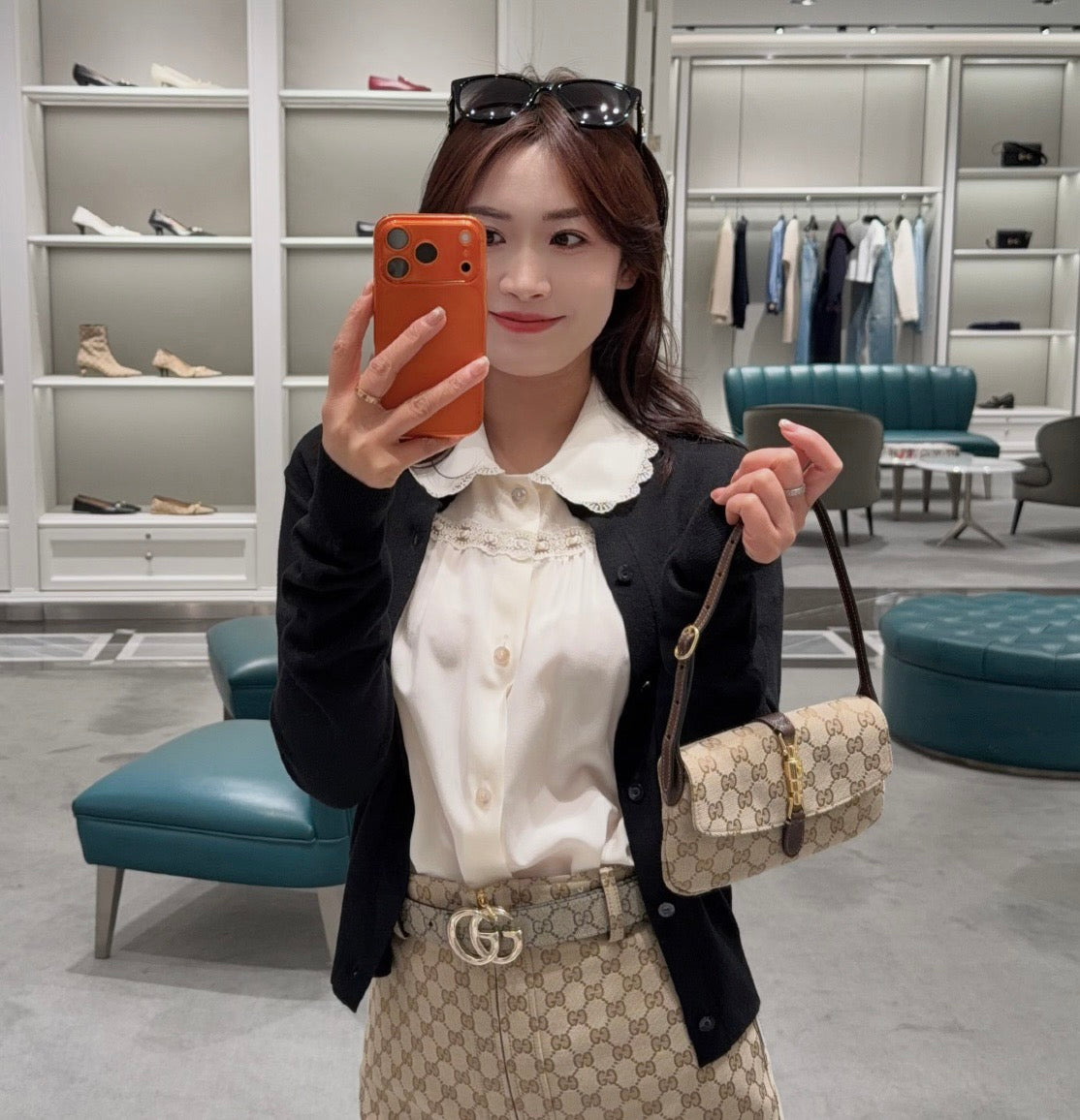 구찌 재키 스몰 숄더백
