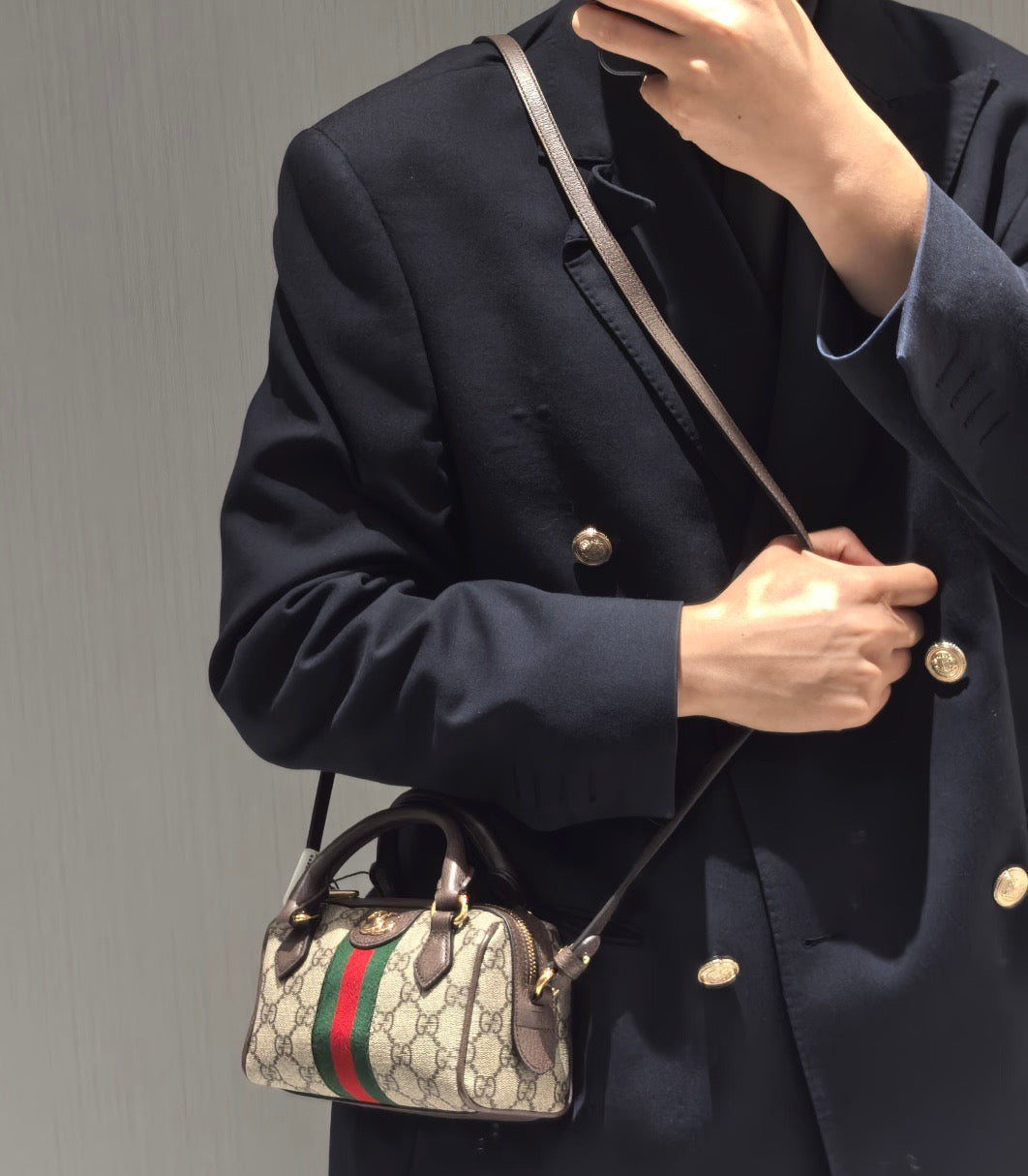 구찌 오피디아 미니 보스턴백