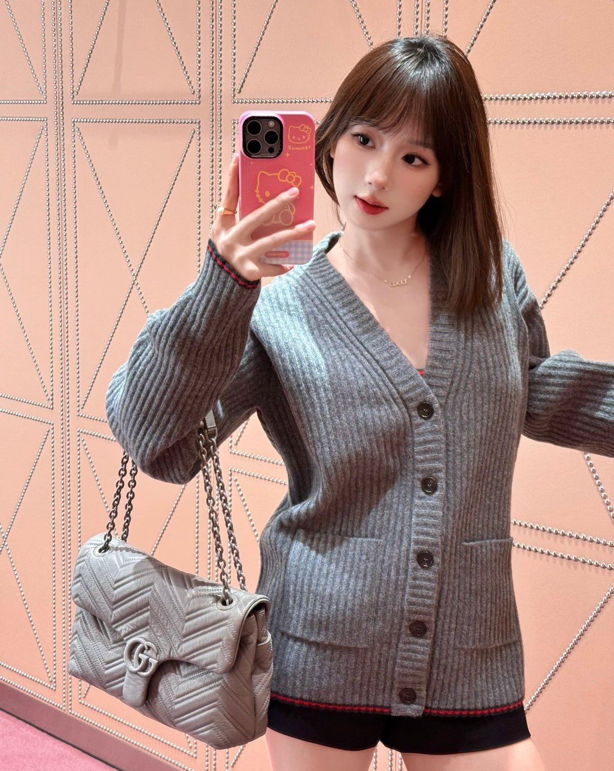 구찌 GG 마몽 맥시 숄더백