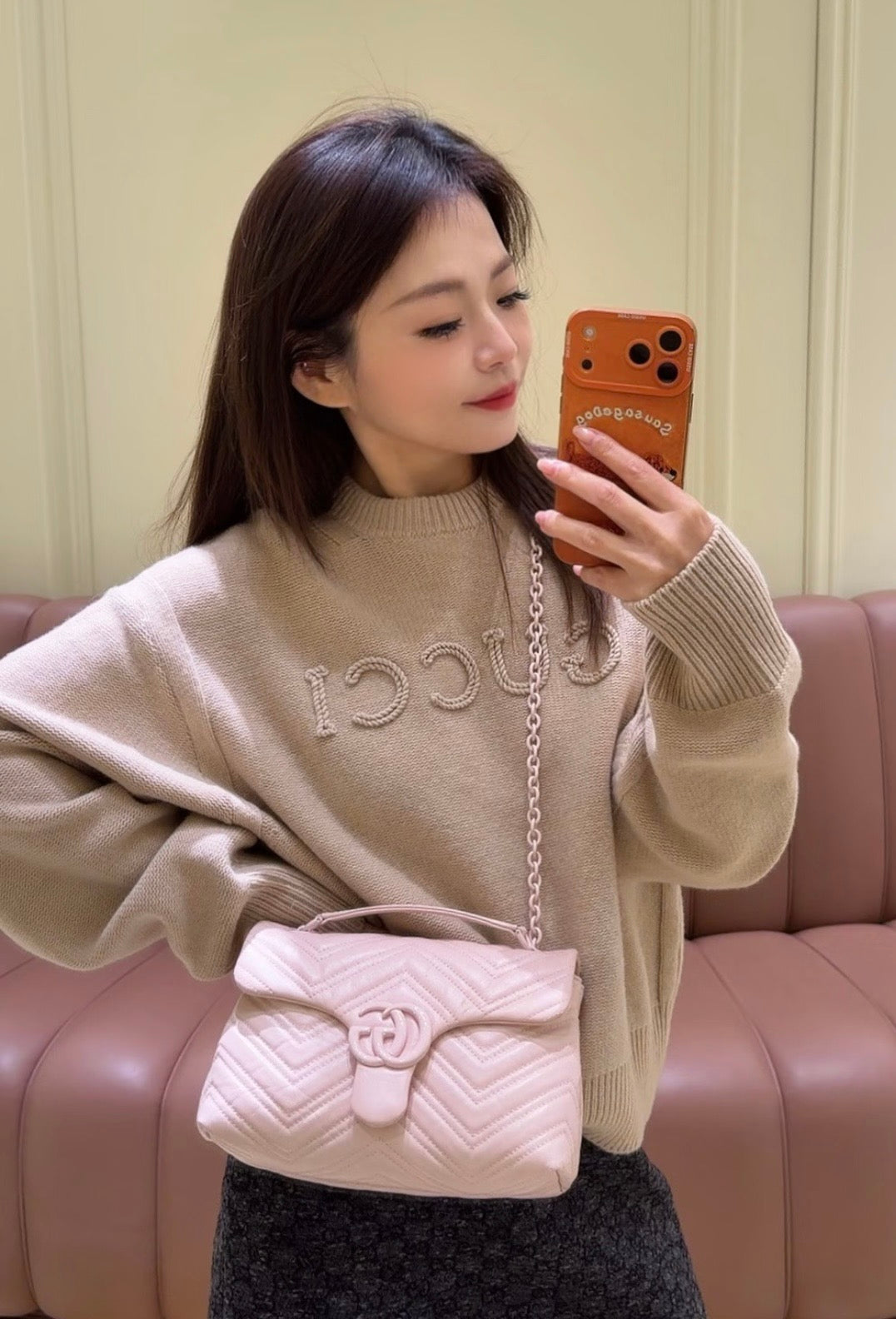 구찌 GG 마몽 스몰 숄더백