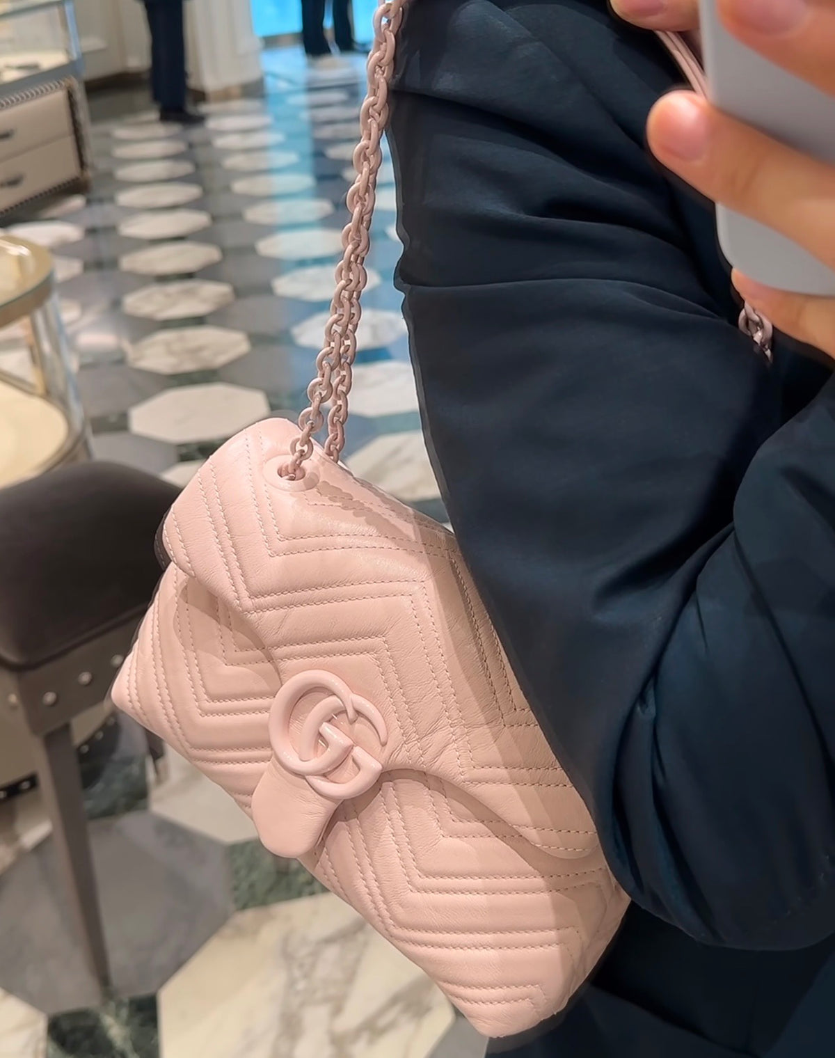 구찌 GG 마몽 스몰 숄더백