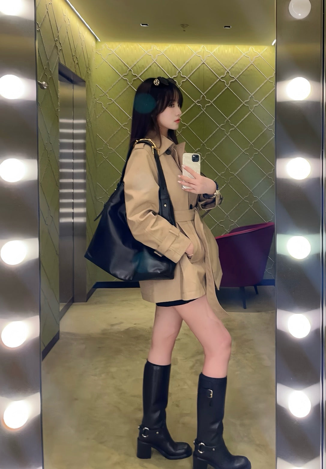 구찌 베아트릭스 토트백