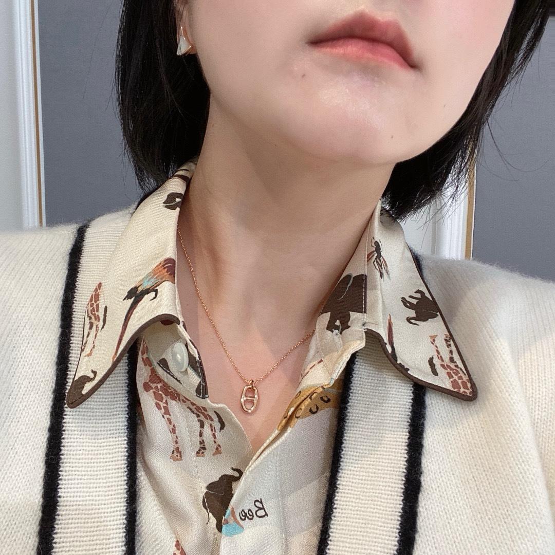에르메스 파랑돌 샹달 목걸이