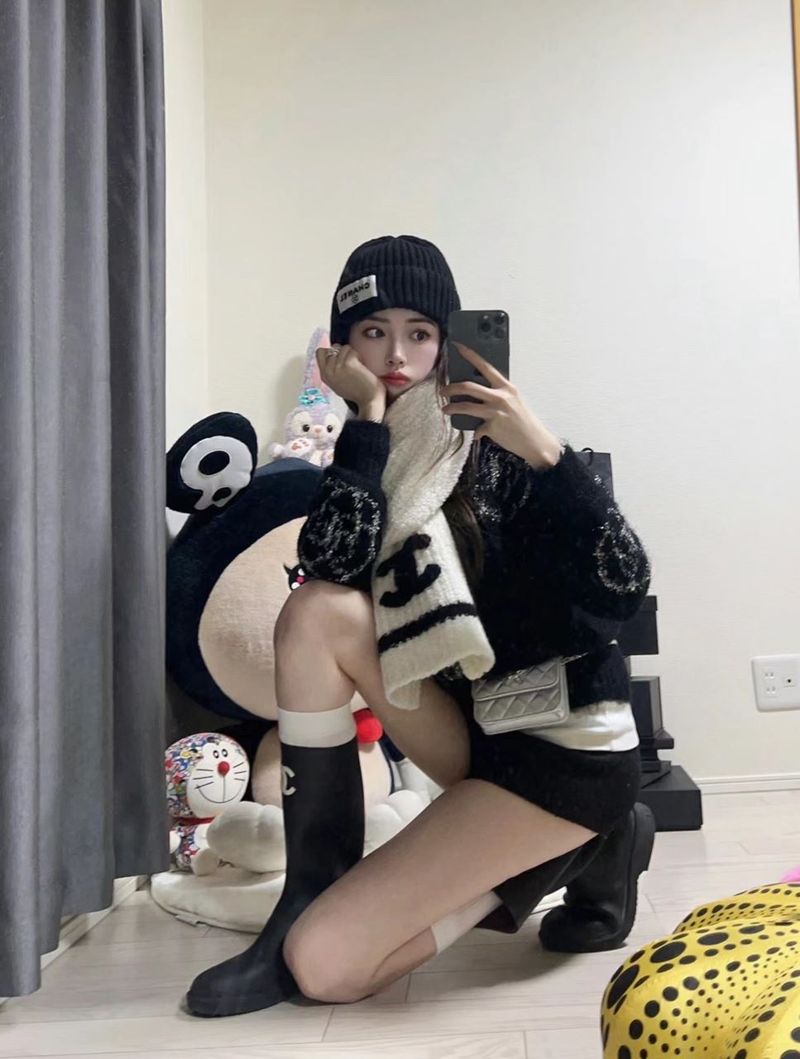C 머플러 모자 set 6