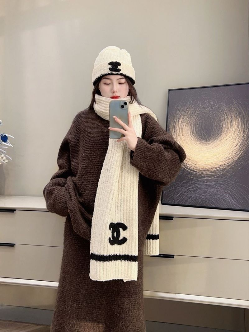C 머플러 모자 set 6