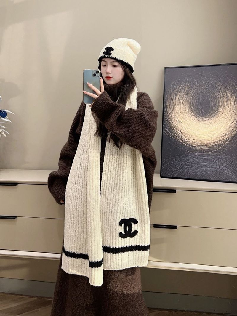 C 머플러 모자 set 6