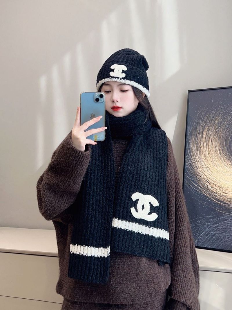 C 머플러 모자 set 6