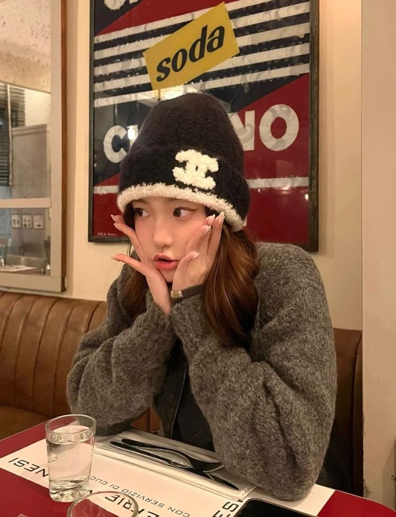 C 머플러 모자 set 6