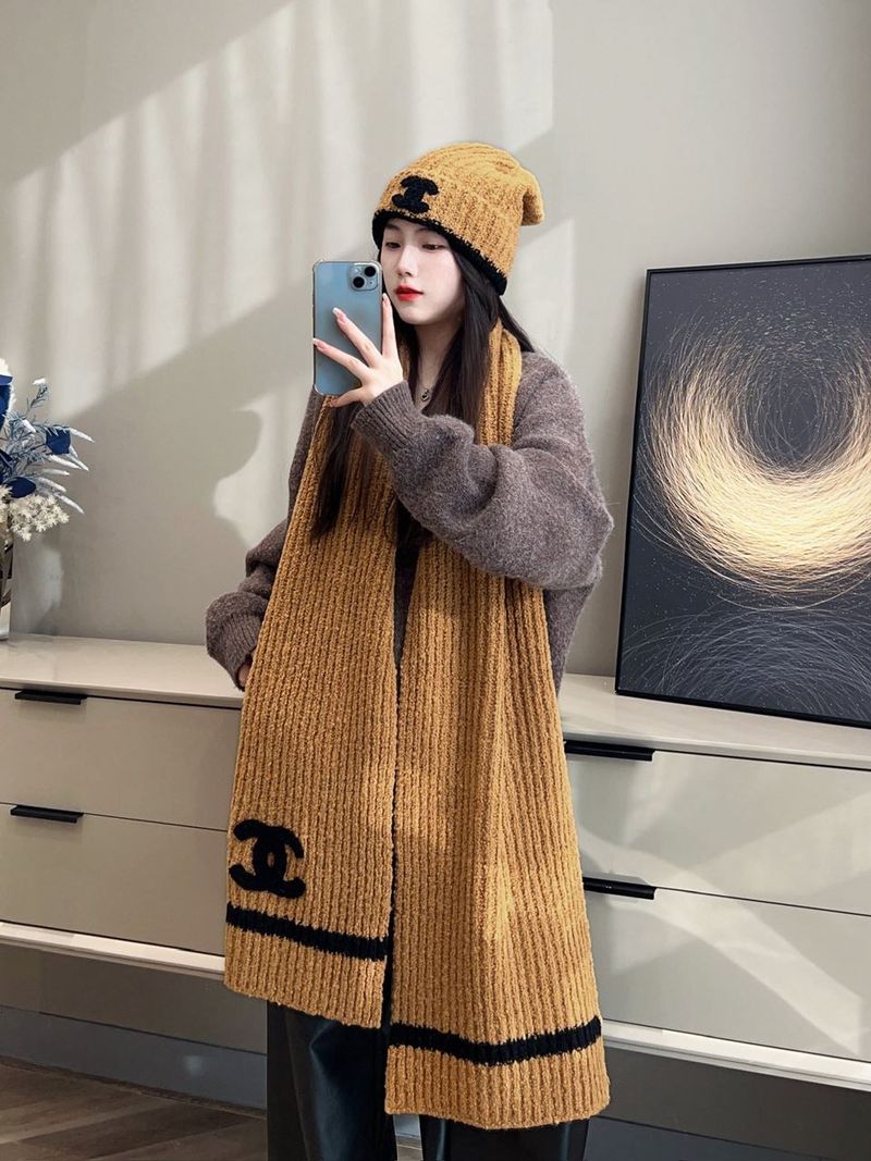 C 머플러 모자 set 6