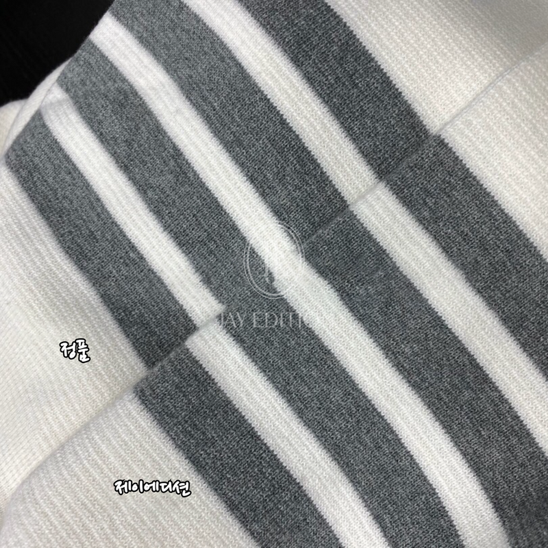 톰브라운 밀라노 스티치 가디건 화이트 (남녀 공용)
