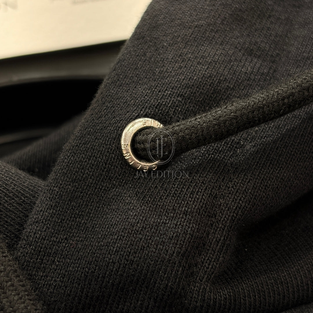 1% CEL  코튼 플리스 후드티