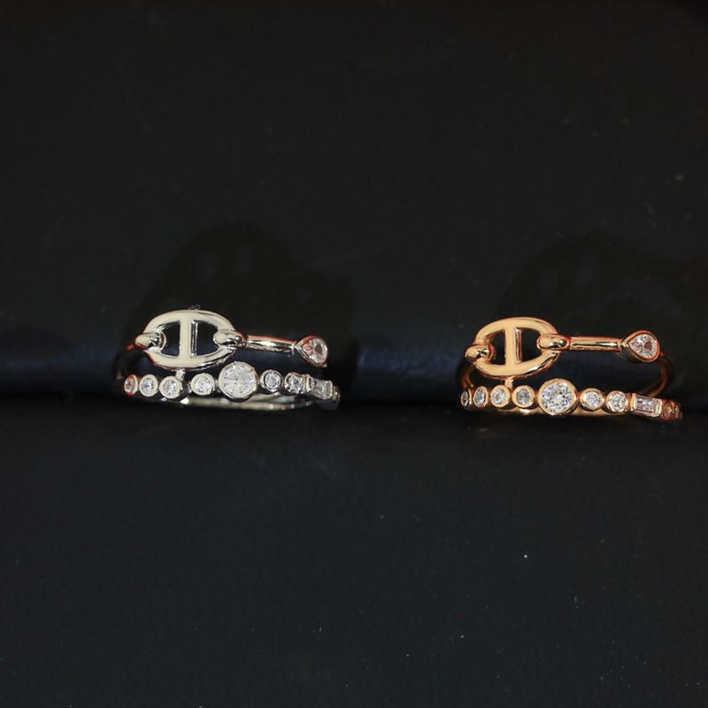 에르메스 Chaine d'ancre Chaos Fancy 링