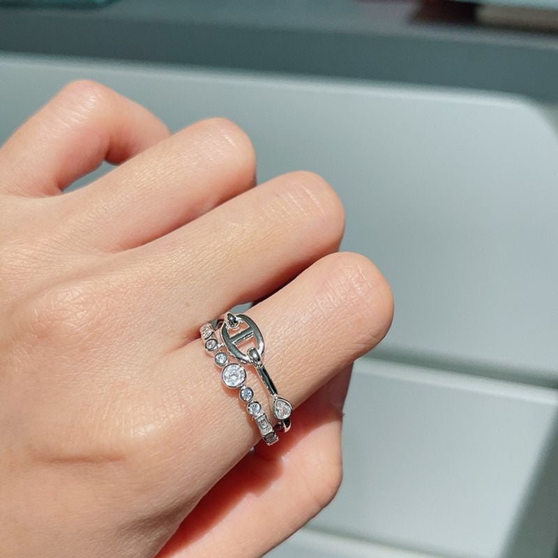 에르메스 Chaine d'ancre Chaos Fancy 링
