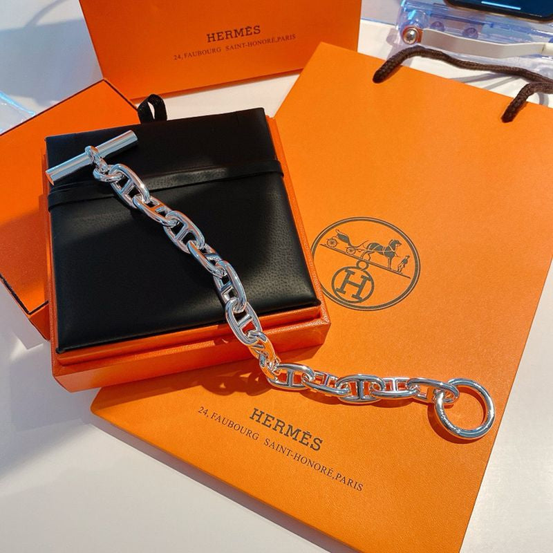 에르메스 Medium Chaine D'Ancre Bracelet