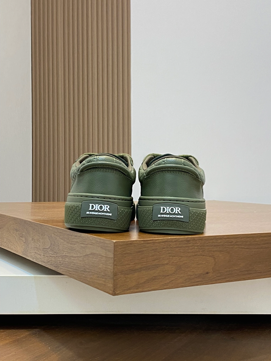 디올 B33 스핀 스니커즈 송아지 가죽 & 그래비티 가죽