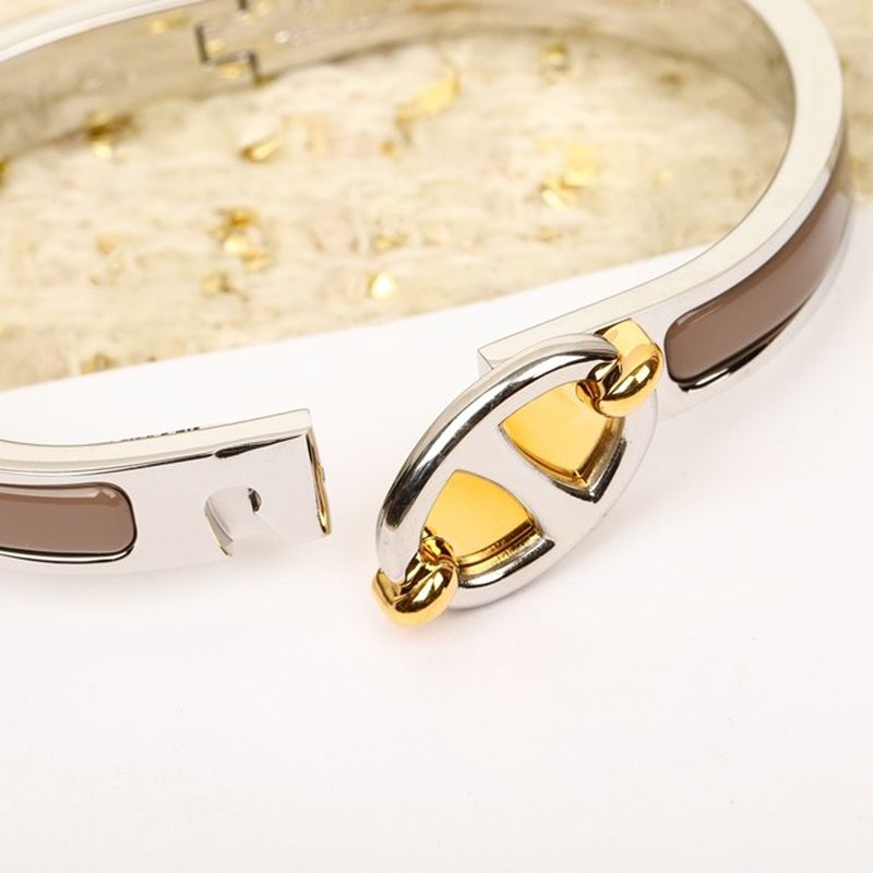 에르메스 Mini Clic Chaine D'Ancre Bracelet
