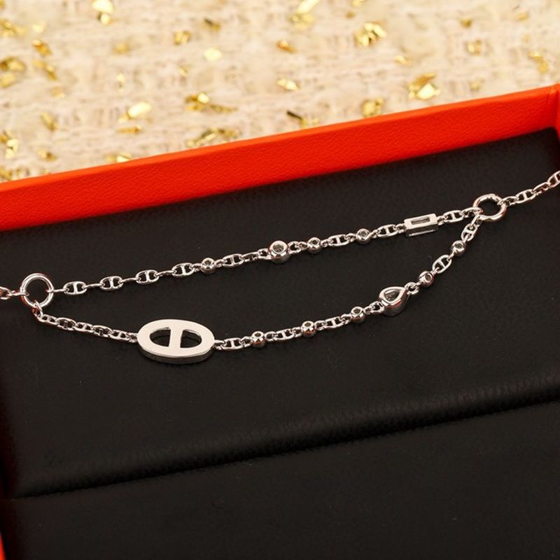 에르메스 Chaine d'ancre Chaos Fancy Bracelet